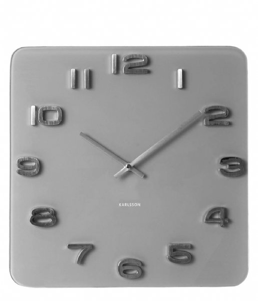 Karlsson  Wall clock Vintage glass Grey (KA5488GY)