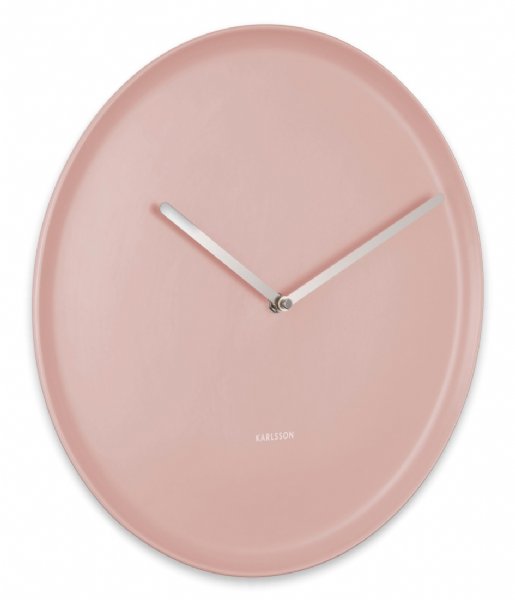 Karlsson  Wall clock Plate porcelain Faded Pink (KA5786PI)