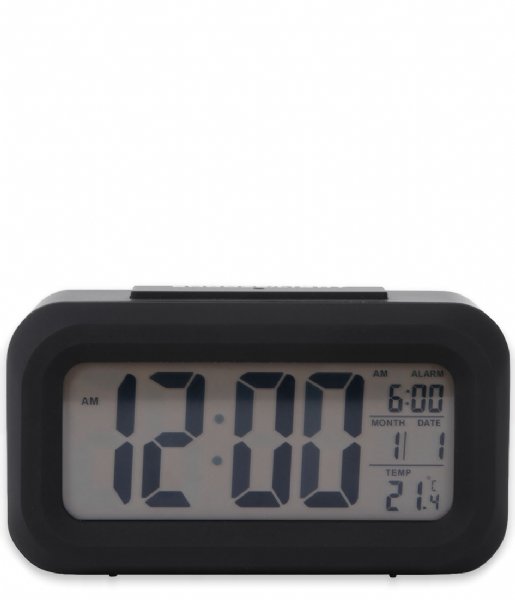 Karlsson  Alarm clock Jolly rubberized Black (KA5799BK)