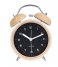 Karlsson  Alarm Clock Classic Bell Wood Wood Finish (KA5660BK)