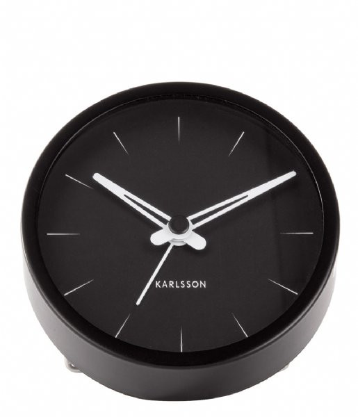 Karlsson  Alarm Clock Lure Large Steel Black (KA5842BK)