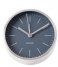 Karlsson  Alarm Clock Minimal Nickel Case Night Blue (KA5715BL)