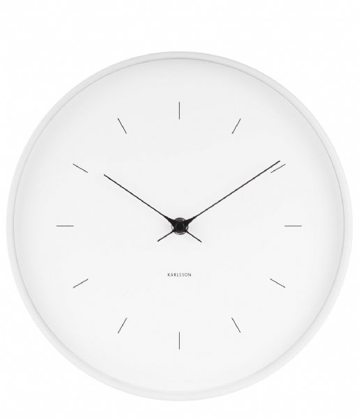 Karlsson  Wall Clock Butterfly Hands White (KA5708WH)