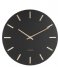 KarlssonWall Clock Charm Steel Small Black (KA5821BK)