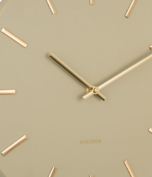 Karlsson  Wall Clock Charm Steel Small Olive Green (KA5821OG)
