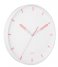 Karlsson  Wall Clock Dipped W. Coral Pink White (KA5775CP)