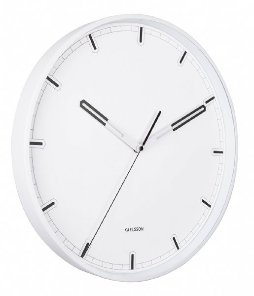 Karlsson  Wall Clock Dipped W. Black White (KA5775BK)