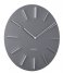 Karlsson  Wall Clock Discreet W. Silver Grey (KA5783GY)