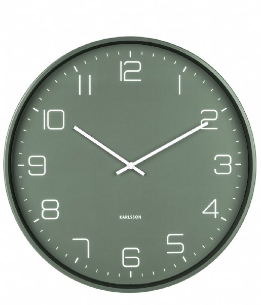 Karlsson  Wall Clock Lofty Matt Green (KA5751GR)