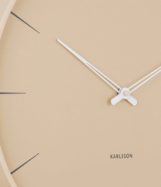 Karlsson  Wall Clock Lure Sand Brown (KA5834BR)