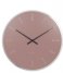 KarlssonWall Clock Mirror Numbers Glass Pink (KA5800PI)