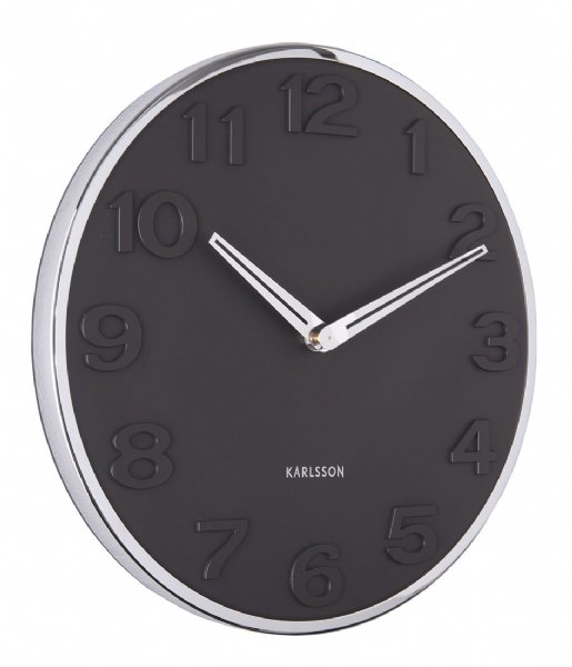 Karlsson  Wall Clock New Original Numbers Black (KA5759BK)