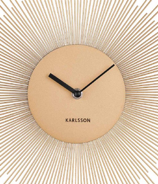 Karlsson  Wall Clock Peony Steel Large Gold (KA5818GD)
