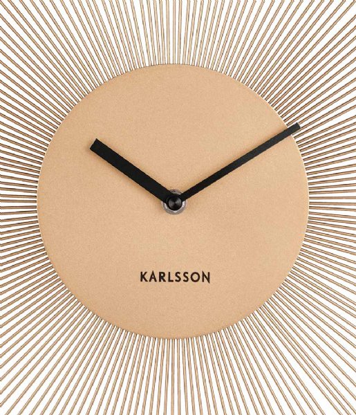 Karlsson  Wall Clock Peony Steel Gold (KA5817GD)