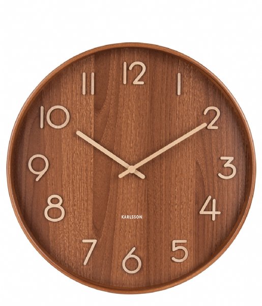 Karlsson  Wall Clock Pure Medium Dark Wood (KA5809DW)