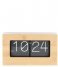 KarlssonWall / Table Clock Boxed Flip Bamboo (KA5620WD)