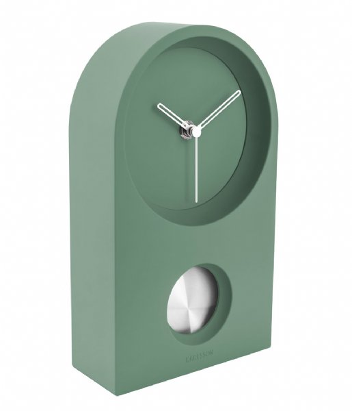 Karlsson  Wall / Table Clock Taut Rubberized Green (KA5801GR)