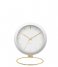 Karlsson Tafelklok Table clock Globe Design Armando Breeveld white (KA5832WH) Karlsson Tafelklok Table clock Globe Design Armando Breeveld white (KA5832WH)