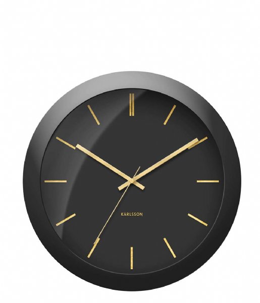 Karlsson Wandklok Wall clock Globe Design Armando Breeveld black (KA5840BK) Karlsson Wandklok Wall clock Globe Design Armando Breeveld black (KA5840BK)
