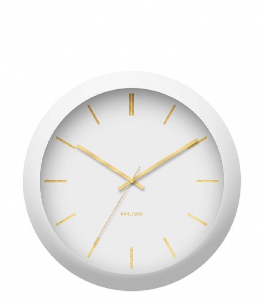 Karlsson Wandklok Wall clock Globe Design Armando Breeveld white (KA5840WH) Karlsson Wandklok Wall clock Globe Design Armando Breeveld white (KA5840WH)