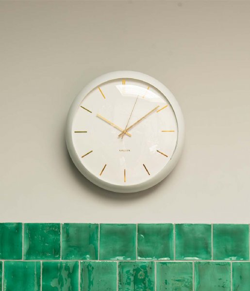 Karlsson Wandklok Wall clock Globe Design Armando Breeveld white (KA5840WH) Karlsson Wandklok Wall clock Globe Design Armando Breeveld white (KA5840WH)