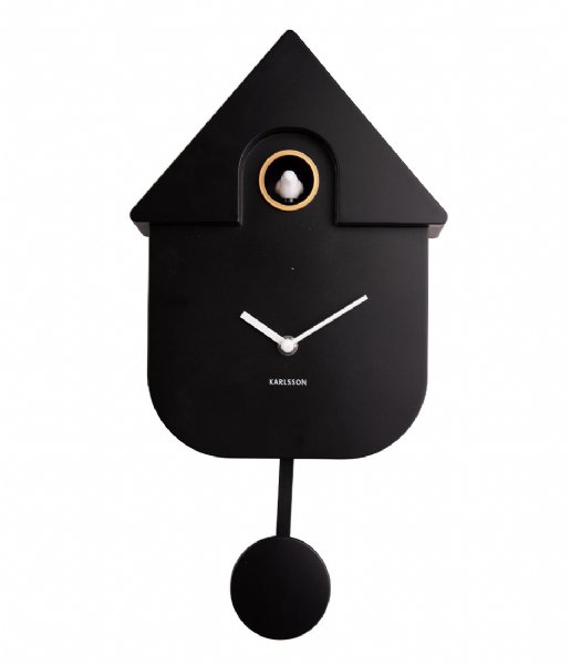 Karlsson  Wall clock Modern Cuckoo ABS Black (KA5768BK)