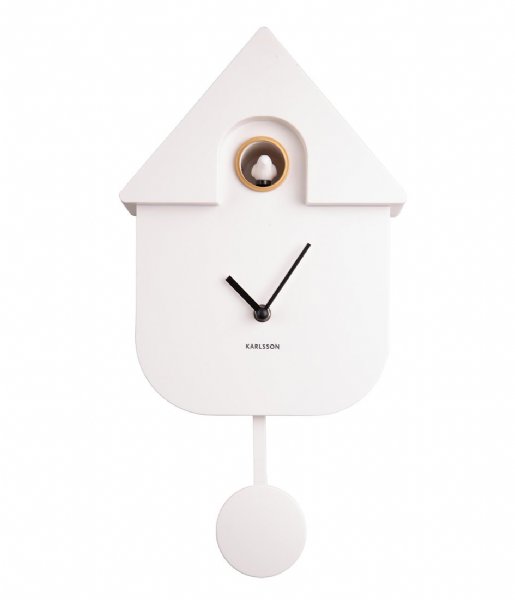 Karlsson  Wall clock Modern Cuckoo ABS White (KA5768WH)
