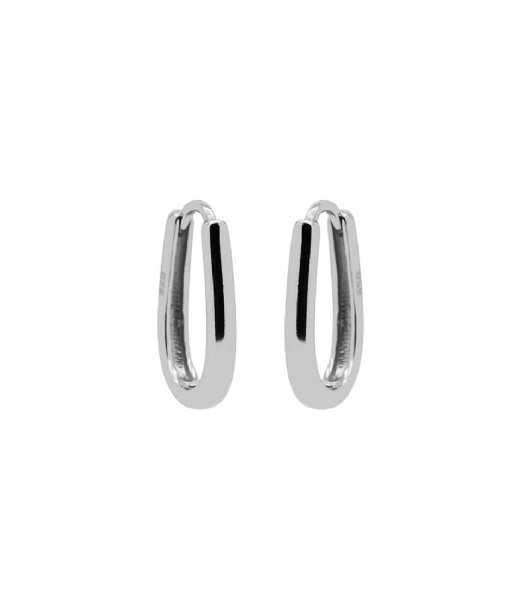 Karma  Hoops Solid Shaped Silver Zilver