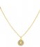 Karma  Karma Necklace Diamond Disc Gold colored Gold colored silver colored (T226)