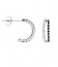 Karma Oorbellen Symbols XL Half Hoops Black Zirconia Zilver (M2986B) Karma Oorbellen Symbols XL Half Hoops Black Zirconia Zilver (M2986B)