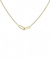 Karma Karma Necklace Double Square Goldplatd Zilver Goldplated