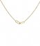 Karma  Karma Necklace Double Square Goldplatd Zilver Goldplated