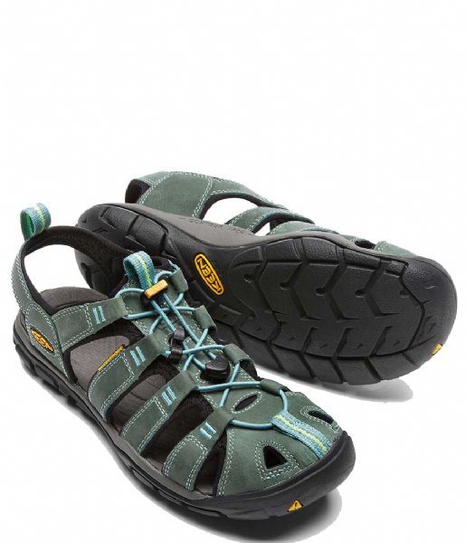 Keen  Clearwater Cnx Wf Leather Mineral Blue Yellow