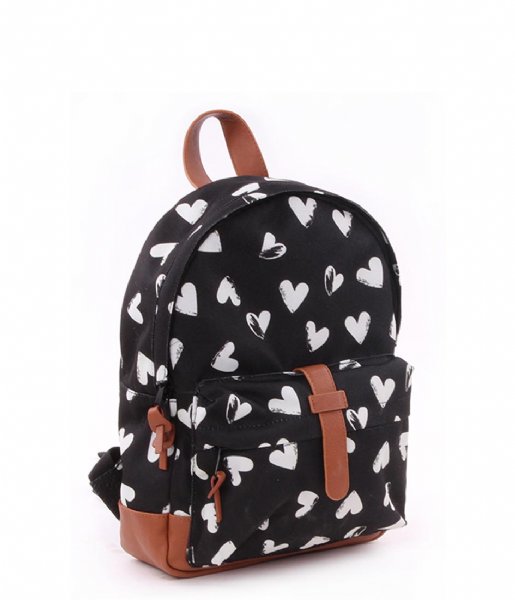 Kidzroom  Backpack Black And White BlackHeart