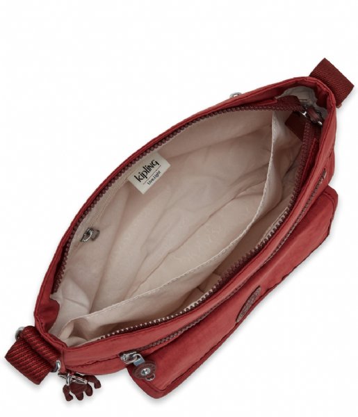 Kipling Schoudertas Syro Dusty Carmine Kipling Schoudertas Syro Dusty Carmine