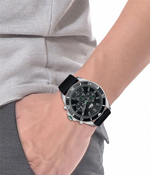 Lacoste Horloge Watch Tiebreaker Zwart
