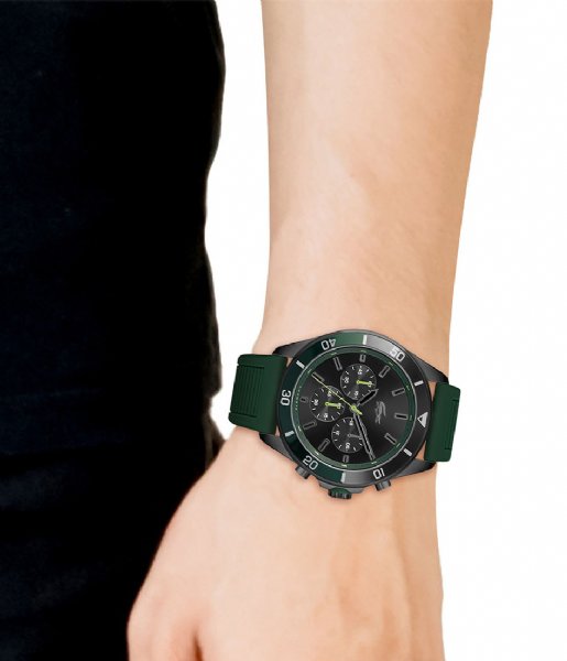 Lacoste Horloge Watch Tiebreaker Groen