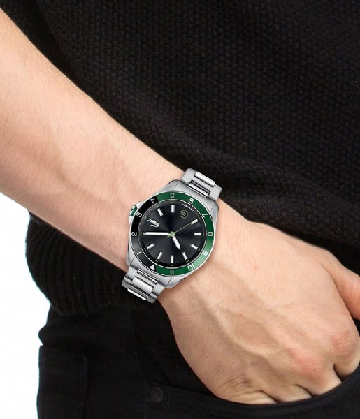 Lacoste Horloge Tiebreaker LC2011129 Zilverkleurig