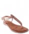 Lazamani  Ladies Shiny Sandals Copper