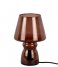 Leitmotiv Lampa stołowa Table lamp Classic Glass Chocolate Brown (LM1977DB)