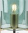 Leitmotiv Lampa stołowa Table lamp Glass Bell gold frame Jungle Green (LM1979GR)