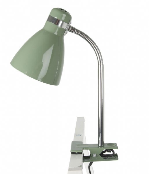 Leitmotiv Lampa stołowa Clip On Lamp Study Metal Green (LM1294)