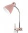 Leitmotiv Lampa stołowa Clip On Lamp Study Metal Soft Pink (LM1980PI)
