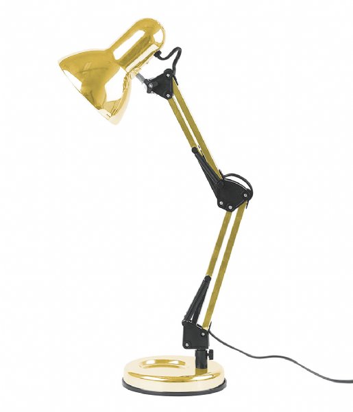Leitmotiv Lampa stołowa Desk lamp Hobby steel Gold plated (LM1102)