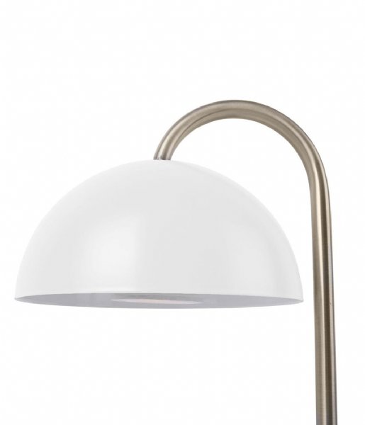 Leitmotiv Lampa stołowa Table lamp Dome iron matt Decova Design White (LM1944WH)