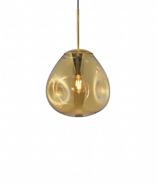 Leitmotiv Hanglamp Pendant Lamp Blown Glass Small brass (LM1534GD)