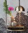Leitmotiv Lampa stołowa Table lamp Bonnet metal Antique Gold (LM1883GD)