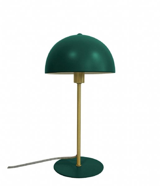 Leitmotiv Lampa stołowa Table lamp Bonnet metal dark green (LM1765)