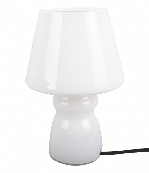Leitmotiv Lampa stołowa Table lamp Classic Glass Milky white (LM1977WH)