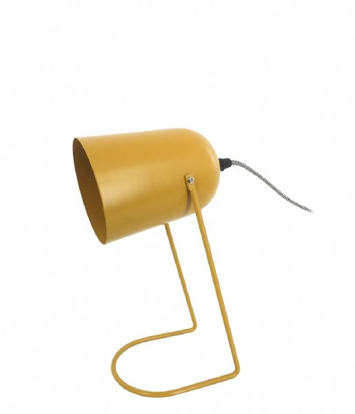 Leitmotiv Lampa stołowa Table lamp Enchant iron matt ochre yellow (LM1824YE)